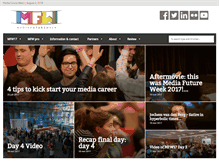 Tablet Screenshot of mediafutureweek.nl